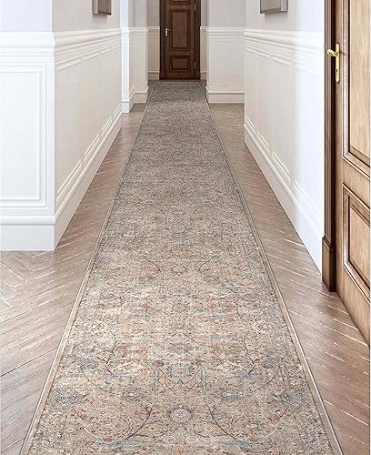 Well Woven Alfombra de pasillo de tamaño personalizado  Elige tu longitud  Anya de tejido plano tribal oriental gris 31 pulgadas de ancho x 30 pies