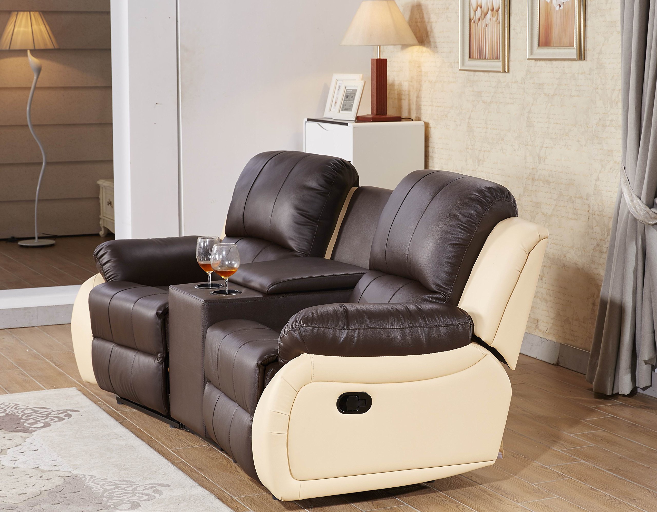 Mapo Möbel Ledersofa Kinosofa Relaxcouch 5129-Cup-2-377-317 