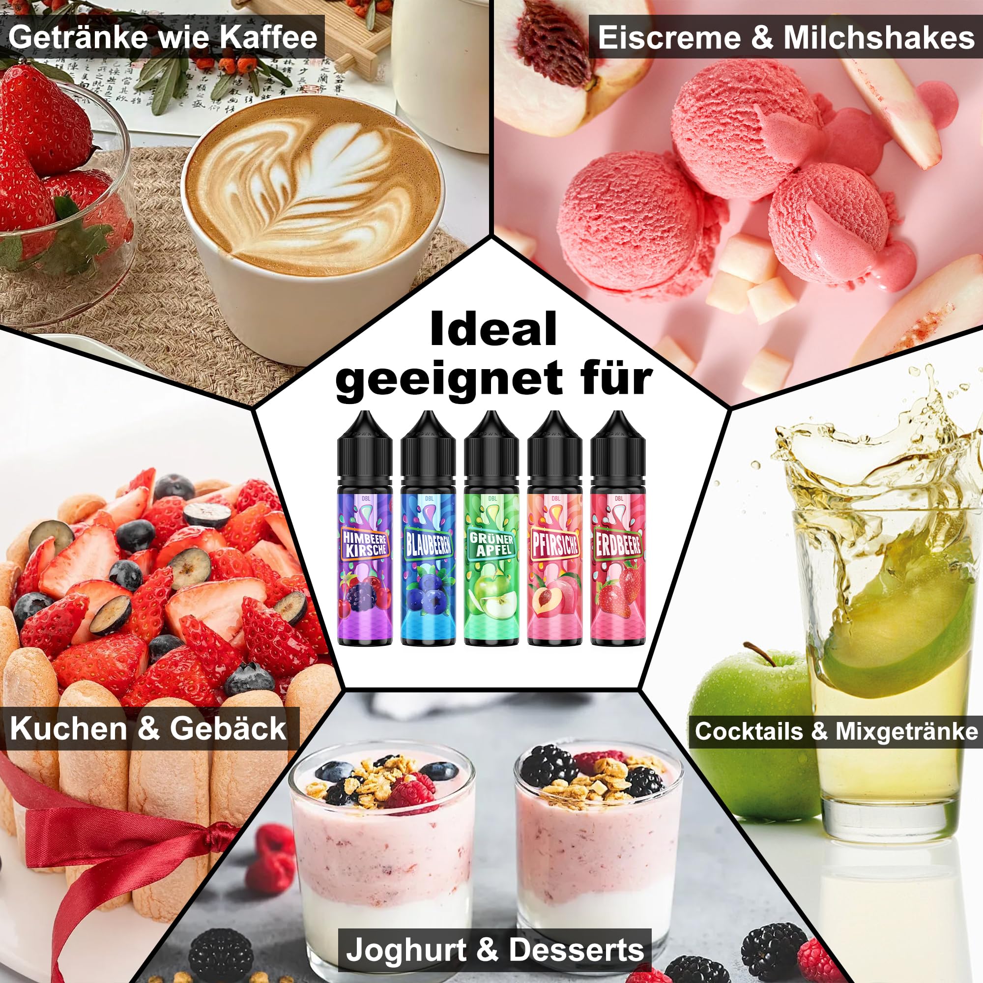 Koncentrat aromatu spożywczy 5 x 20 ml do pieczenia napojów nebulizatorów