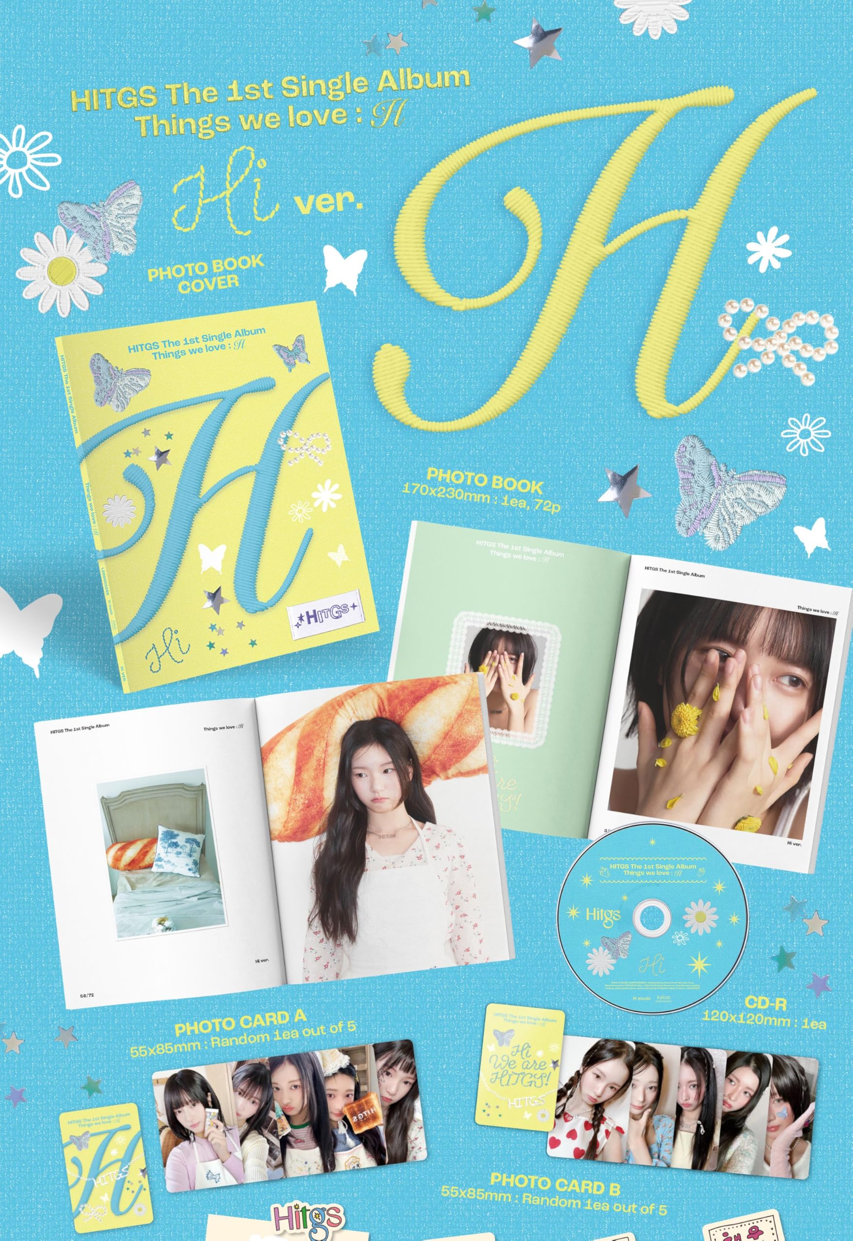 Amazon.com: Hitgs - 1st Single Album Things we love : H CD (2