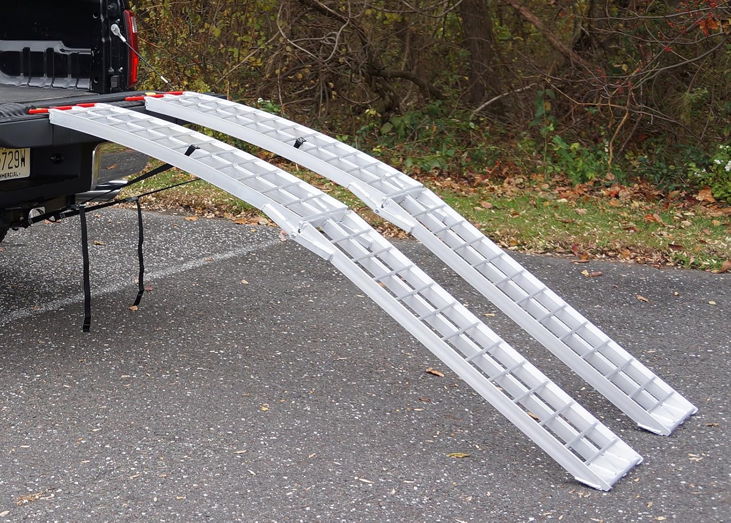 Five Star Ramps 7 ft Arched Aluminum Collapsing Runner Ramp USA, 712F-2 One Pair