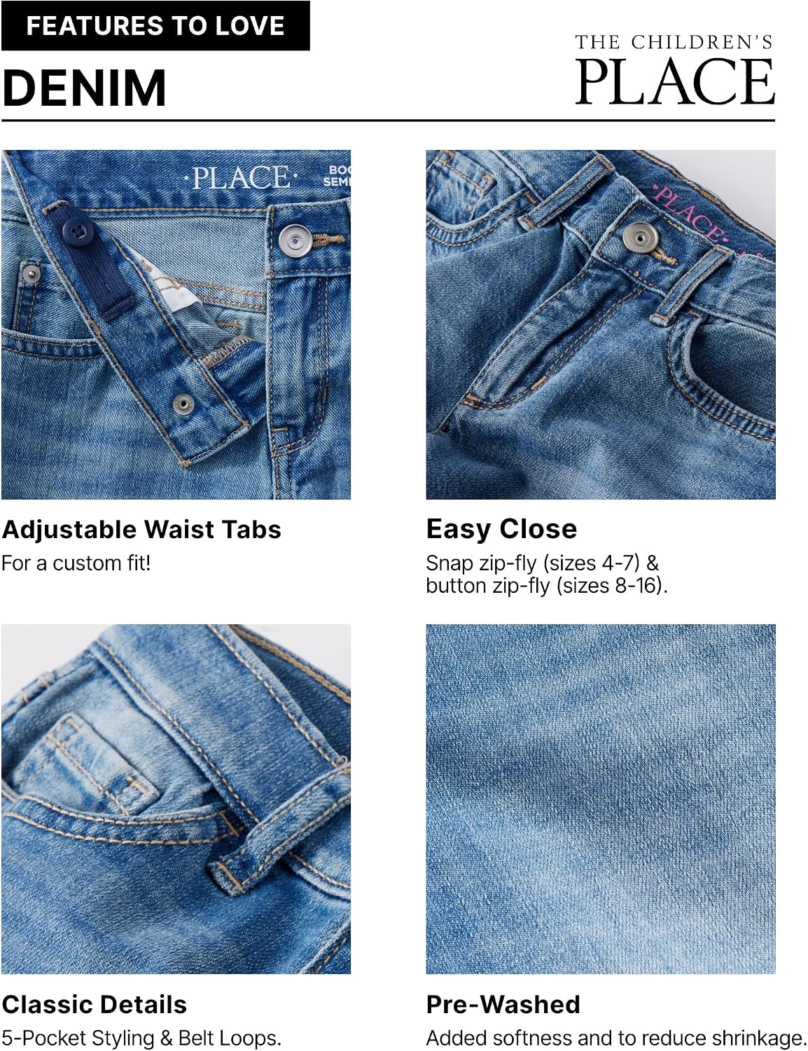 The Children's PlaceThe Children's Place Girls Stretch Denim Legging Jeans3 packVaile Wash/Brooke Wash/Reflection Blue Wash10(Plus)