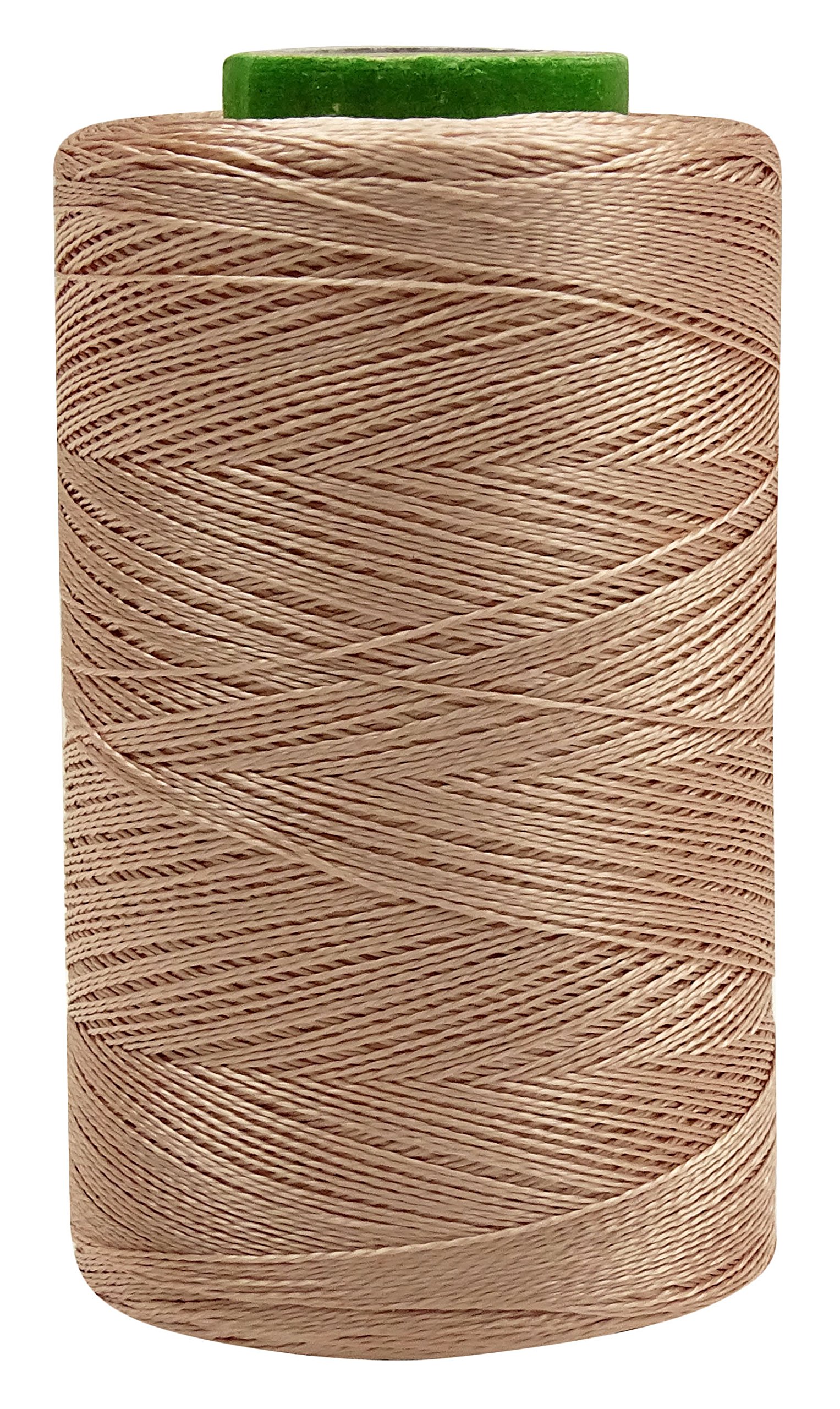 Fil de broderie en soie beige pour personnaliser vos linges de maison au point de tige