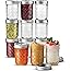 Regular Mouth Mason Jars 8 oz [12Pack] Jelly Jars with Lids 8 oz. For Canning, Fermenting, Conserving Syrups, Sauces, Jams, B
