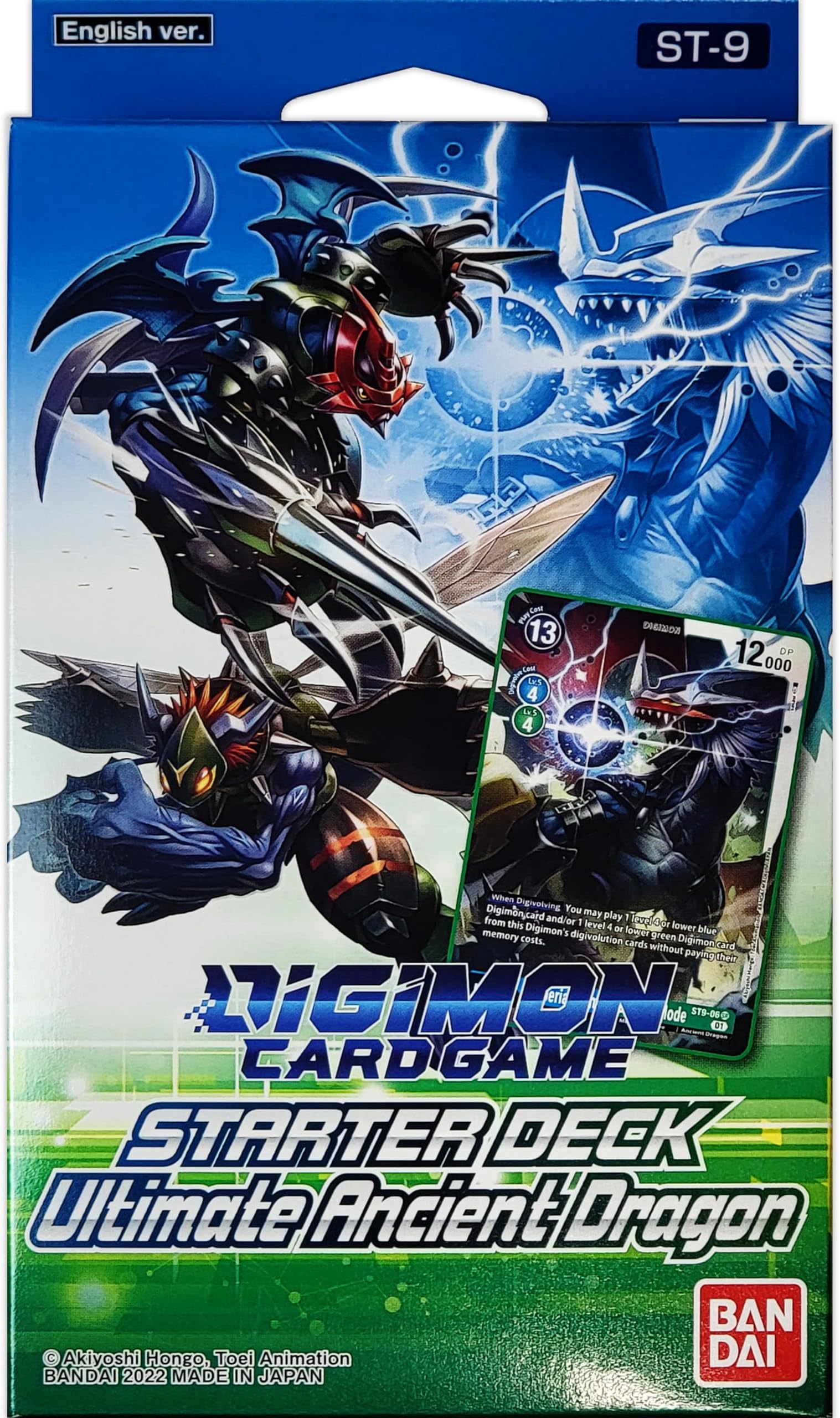 Digimon Card Game: Starter Deck - Ancient Dragon ST9 | Card Game | Ages 6+ | 2 Players | 10 Minutes Playing Time, Multicolor,1. Starter Decks,BCL2611042