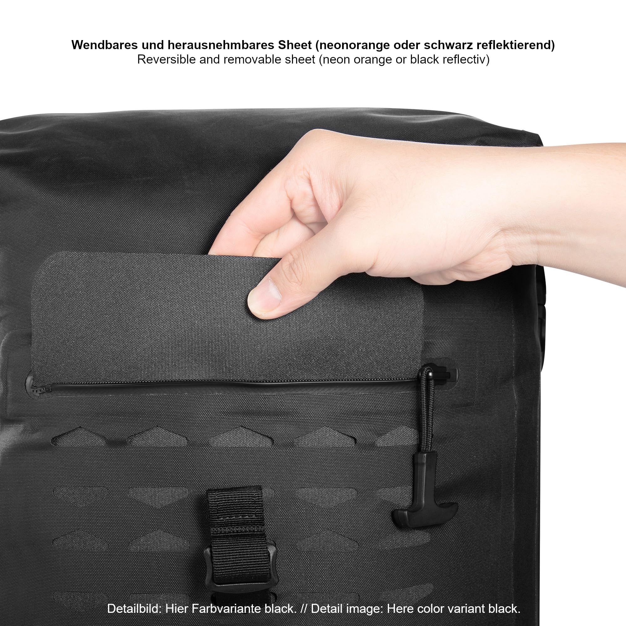 Tatonka Commuter Rolltop 30 WP - Wasserdichter Rolltoprucksack für ein Notebook, MOLLE-System, 30 Liter