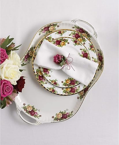 Vista 8 de Royal Albert Old Country Roses - Taza, diseño de rosas