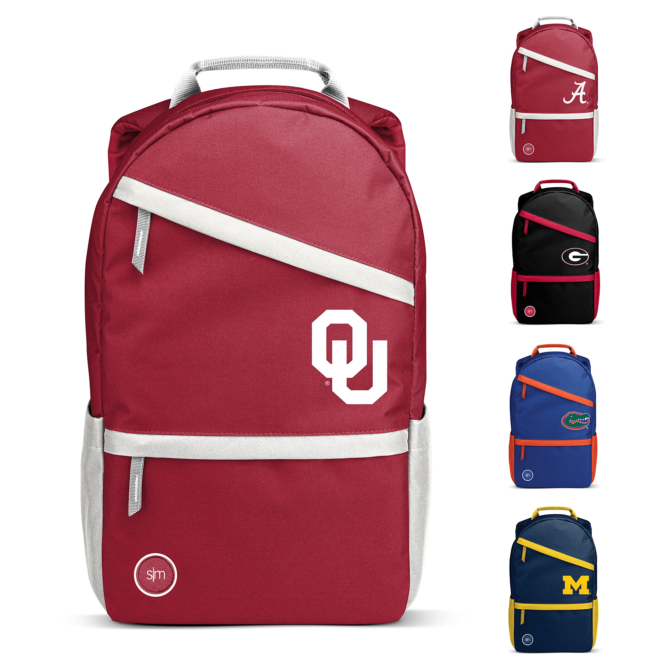 Simple Modern Officially Licensed Collegiate Backpack with Laptop Sleeve, Team Color, 20L