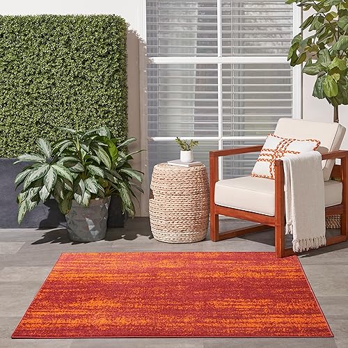 Vista 107 de Nourison Home Essentials - Alfombra moderna de 5 x 7 pies, gris/beige
