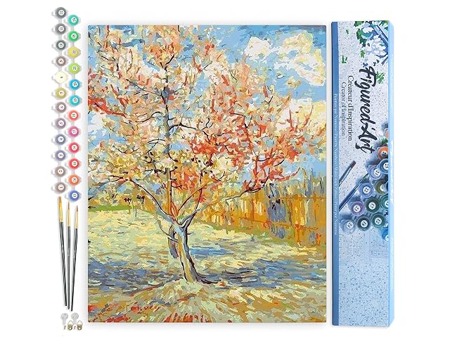Figured'Art Pintar por Numeros Adultos Van Gogh - Melocotón