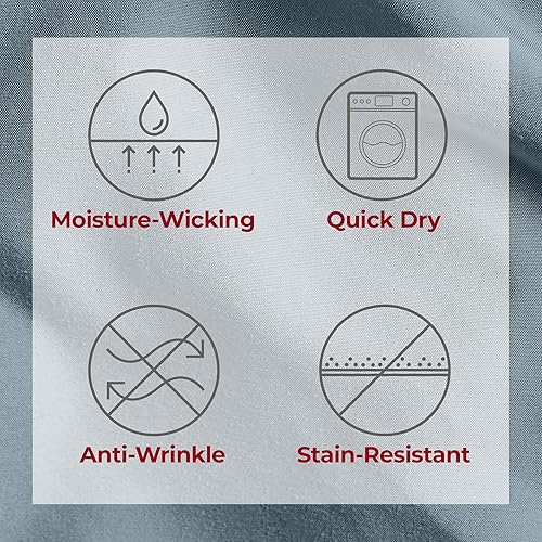 Miniatura 5 de Mellanni Sábanas de tamaño matrimonial, 6 piezas de la colección icónica de sábanas y fundas de almohada, lujosas y ultrasuaves, refrescantes,