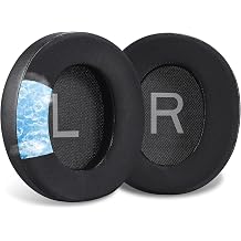 Lukvcoe Earpads for Anker Soundcore Space Q45, Soft Cooling Gel Black | Breathable Ice Silk Fabric, High-Density Foam, Noise Isolation, Durable Stitching, Shape Retention, Tool-Free, All-Day Summer