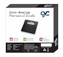 GVC Large Surface Iron Analog Weighing Scale (Black), 2 Kilograms gallery image