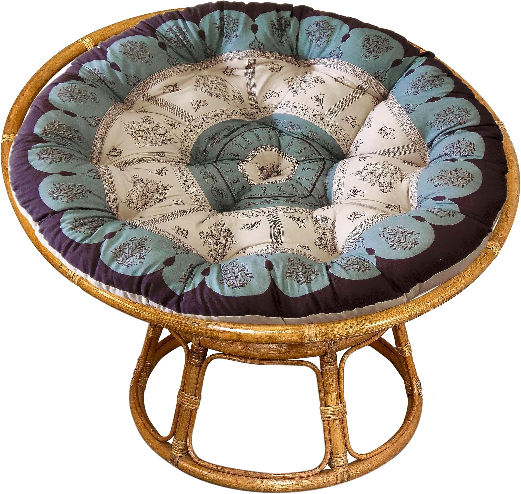 SEAHOME Papasan Round Chair Cushions, Papasan Seat Cushion