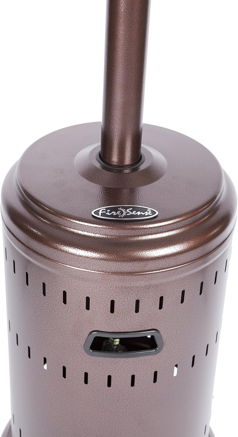 Fire Sense Powder Coated Patio Heater, Aqua Blue