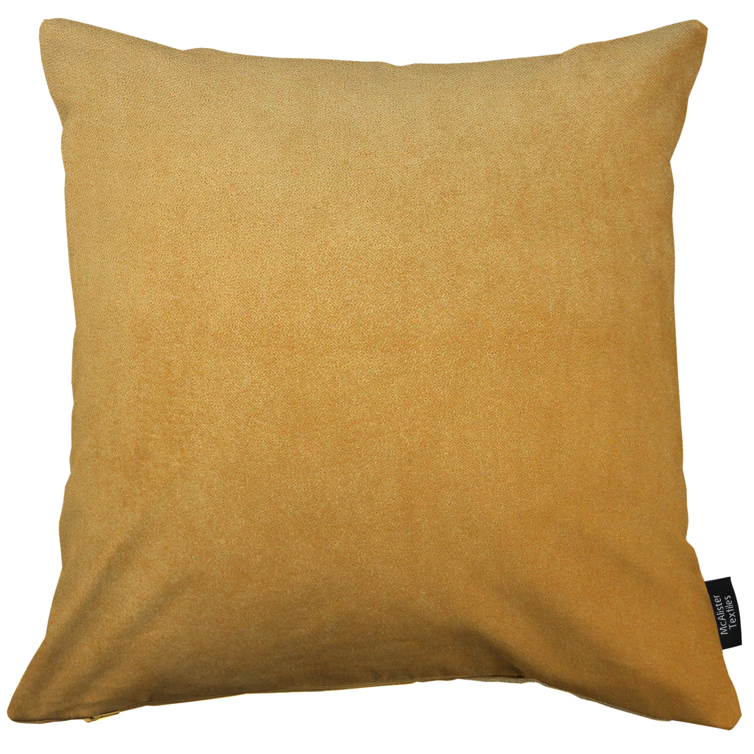 Housses de coussin velours ocre 50x50 cm décoration salon lit