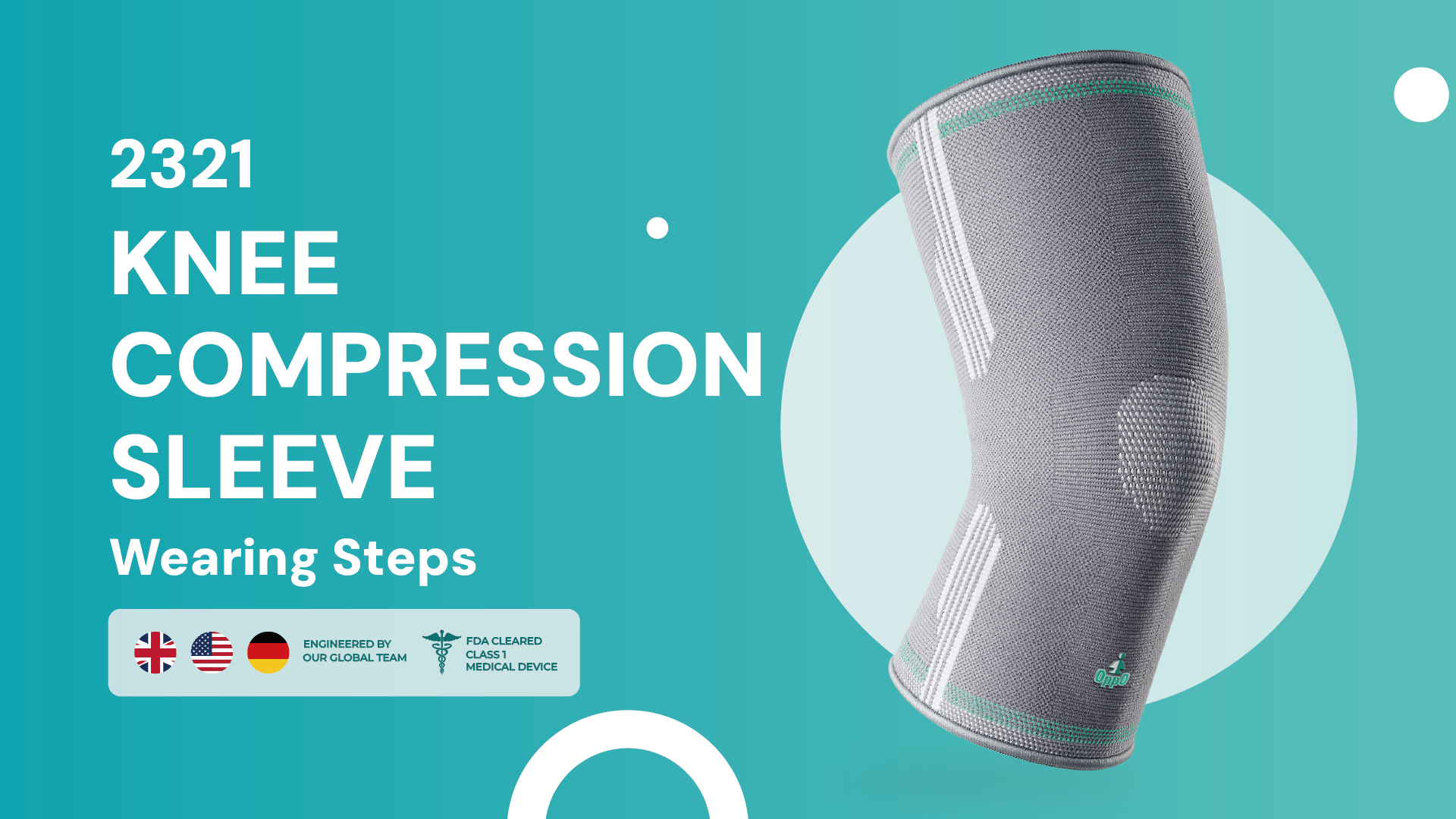 Amazon.com: OPPO 2321 Knee Compression Sleeve for Men and Women