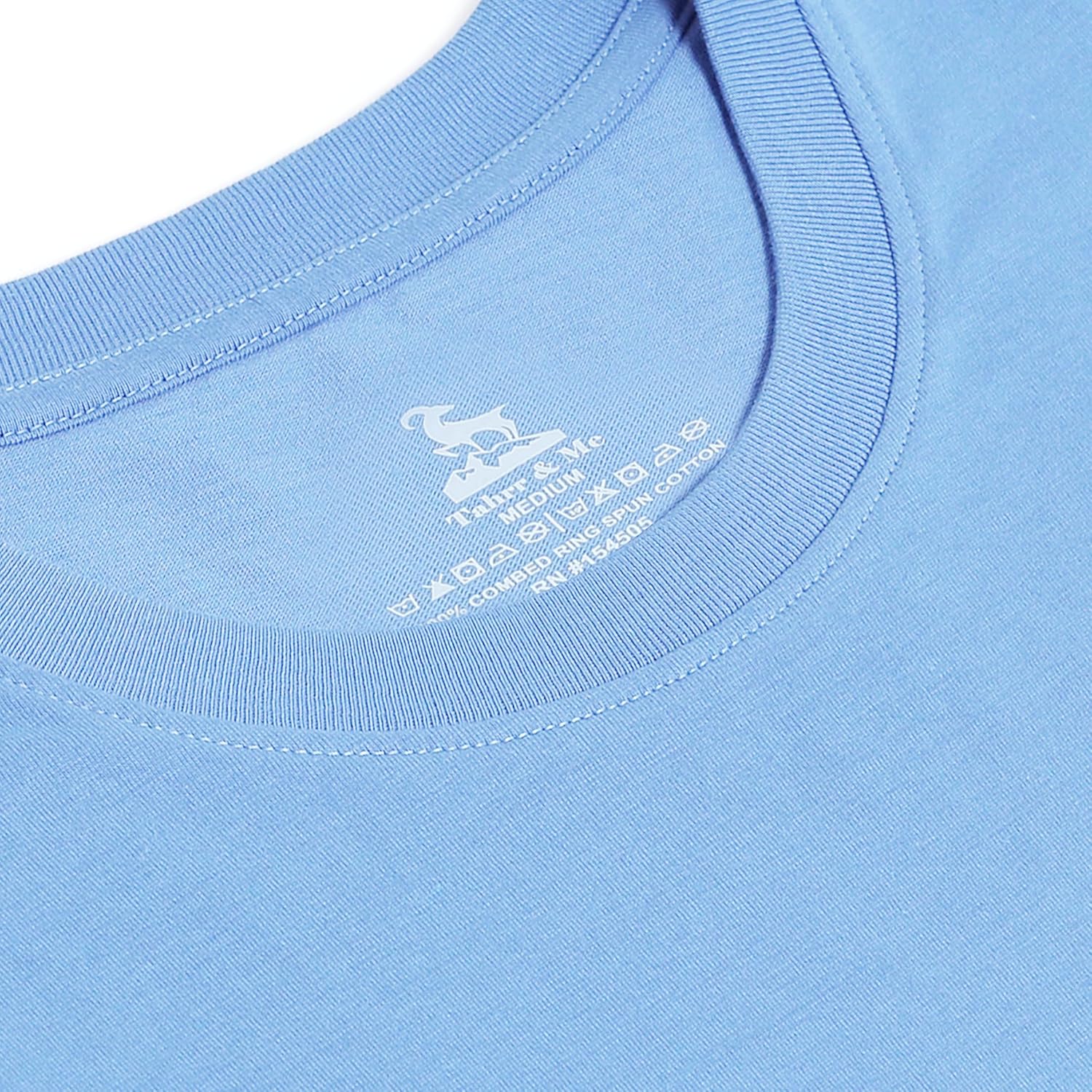 Tahrr & Me Men’s Bamboo Cotton Tee Shirt T Shirt | Relaxed Fit Stretchable T-Shirt | Ultra Soft Fabric Moisture Wicking - Image 8