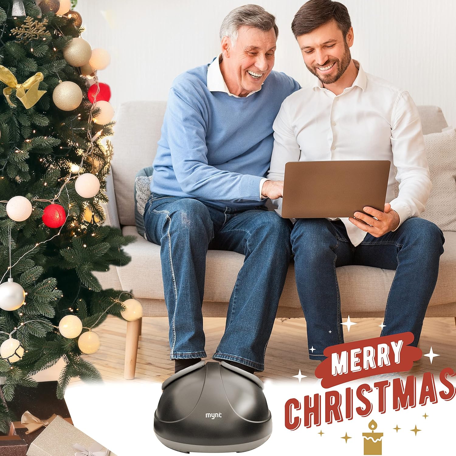 Foot Massager Machine with Fast Heat: Larger Feet Size Up to Men Size 13, Relieve Sports and Work Fatigue, Shiatsu Deep Tissue Kneading Massage with Air Compression, A Good Gift for Family. : Health & Household