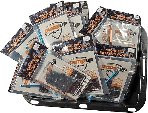 Miniatura 2 de Sport Ball Inflation Valve Kit (10 Replacement Valves) for Basketball, Soccer, Volleyball and Football