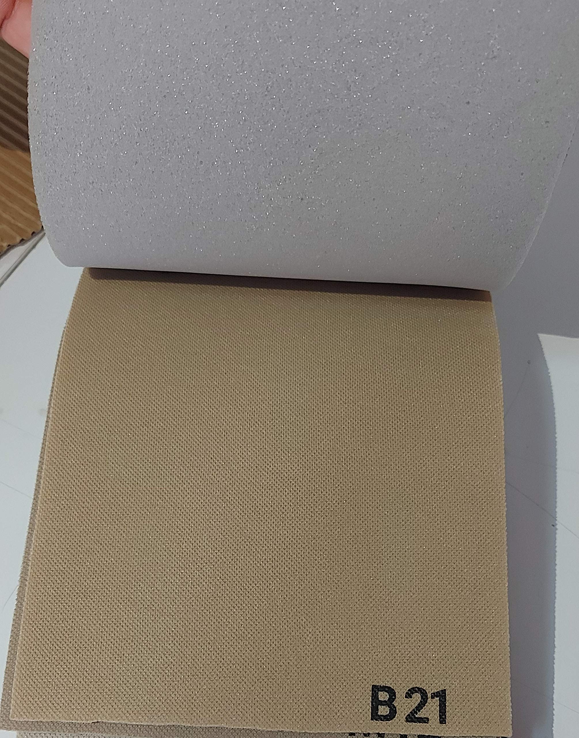 Kit para TAPIZAR TECHOS DE Coche (2 Metros de Tela con Foam de 3mm y Charmés BIELASTICO + Pegamento) (Pack B21, 2Metros+1Litro Pegamento)