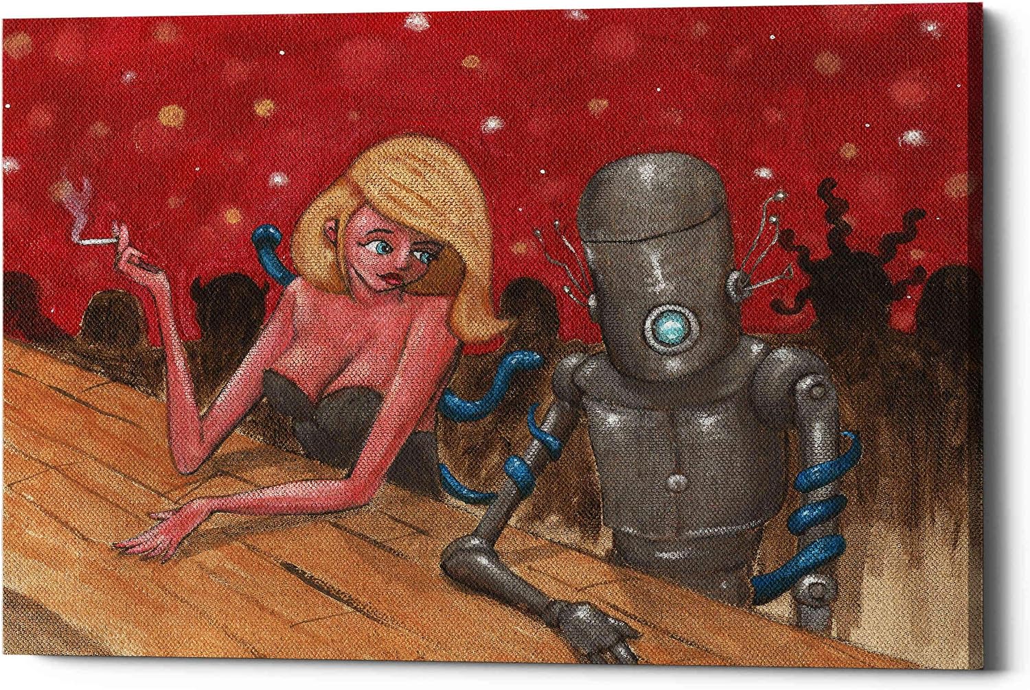 Epic Graffiti 'Your Place?' by Craig Snodgrass, Canvas Wall Art, 12"x18"