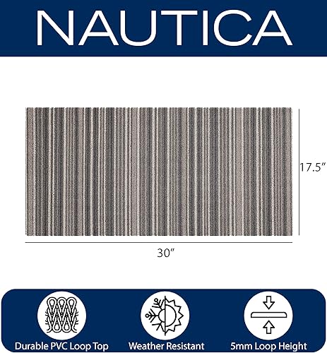 Miniatura 2 de Nautica - Tapetes de PVC para uso general  InteriorExterior  Antideslizante  Tapete para cocina, garaje, cuarto de servicio, vestíbulo y más  Tapete