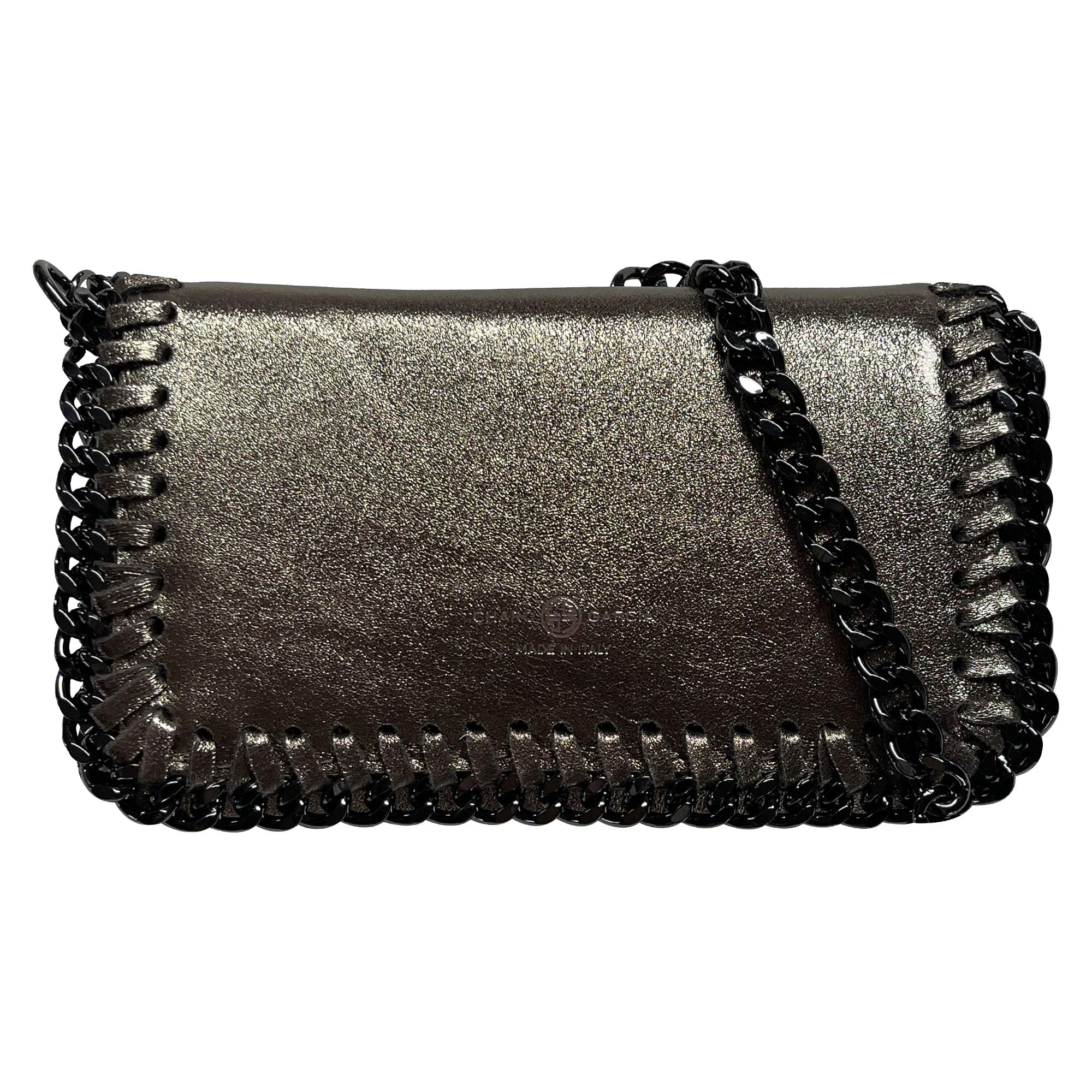 Premium Italian Leather Handmade in Florence, Italy. Small Crossbody Bag for Women with a Detachable Strap Made in Italy.
