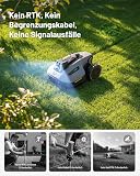 MAMMOTION YUKA Mini 2500 Robot Lawn Mower, Up to 500m2, Zero Signal Loss, No RTK, AI Image Processing Three Cameras Robot Lawn Mower, Auto Multi-Zone Mapping, DropMow - 3