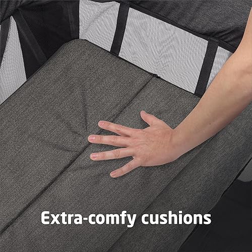 Miniatura 7 de Maxi-Cosi Swift - Juego portátil ligero corral plegable de 1 paso con bolsa de viaje colchón de 2 etapas para recién nacidos y niños azul esencial