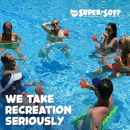 Miniatura 6 de TRC Recreation 8602125 Lazy Bunz 35 pulgadas de largo adulto y niño confiable cómodo silla de montar espuma resistente al agua flotante asiento y