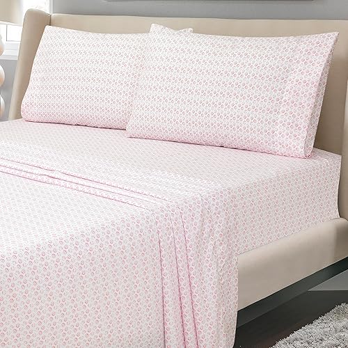 Miniatura 7 de ROYALE LINENS - Sábanas estampadas de 3 piezas tamaño individual - Juego de sábanas de microfibra cepillada 1800 - 1 sábana bajera, 1 sábana