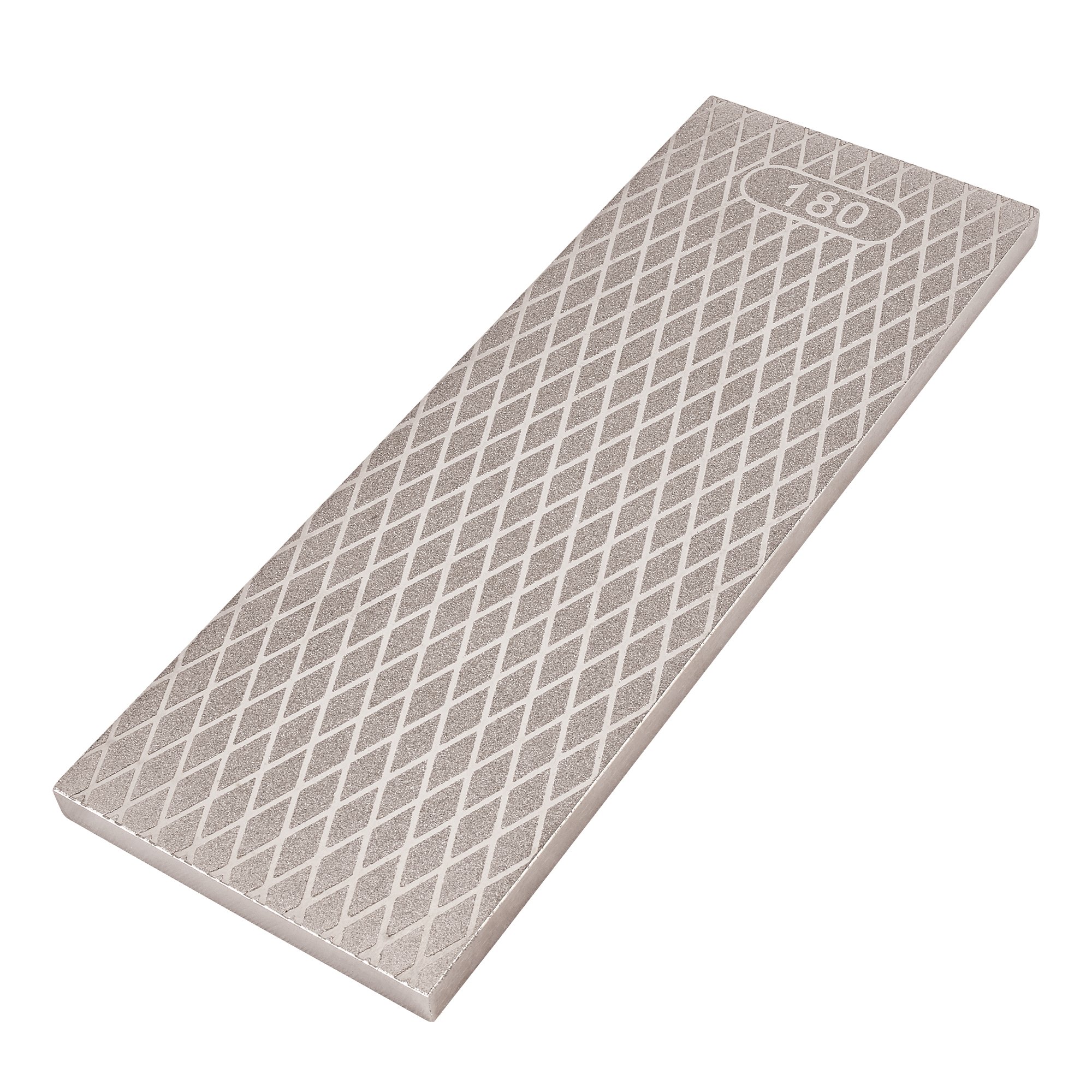 Trend8-Inch Diamond Sharpening & Flattening Stone, Double-Sided 180/600 Grit Bench Stone with Pouch, Cleaning Block & Non-Slip Mat, DWS/CP8/FX