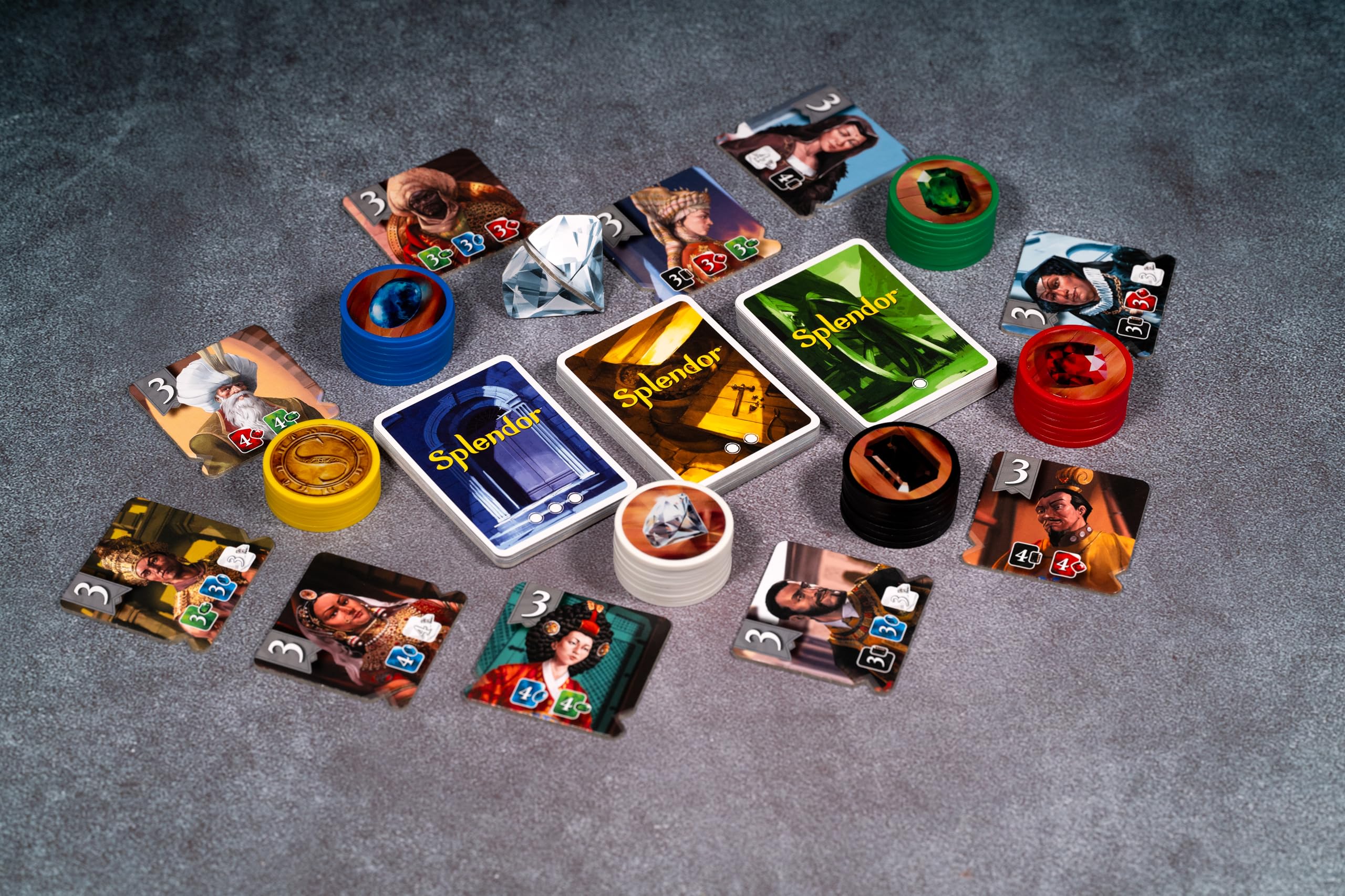 Asmodee - ASMSCSPL01FR - Jeu de Société - Splendor Spé – Versión Francesa