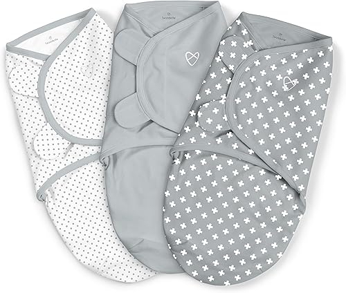 Miniatura 5 de SwaddleMe Ingenuity - Manta original para envolver de 3 a 6 meses, paquete de 3 unidades (Mountaineer) y por Ingenuity Original Swaddle - Talla SM,