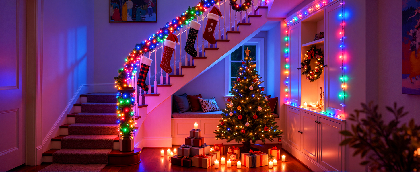 Etoile Sapin de Noel Lumineuse, Cimier de Sapin de Noël, Décoration