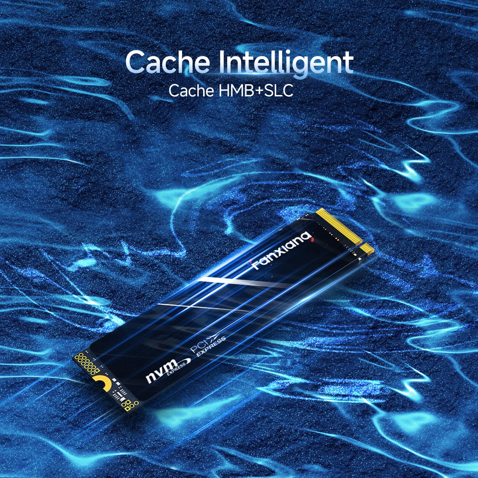 fanxiang SSD 500Go PCIe 4X4 NVMe M.2 3D NAND - Disque SSD Interne jusqu'à 4300Mo/s Solid State Drive Disque Dur Interne SSD pour Les Gamers et Professionnels - S690Q
