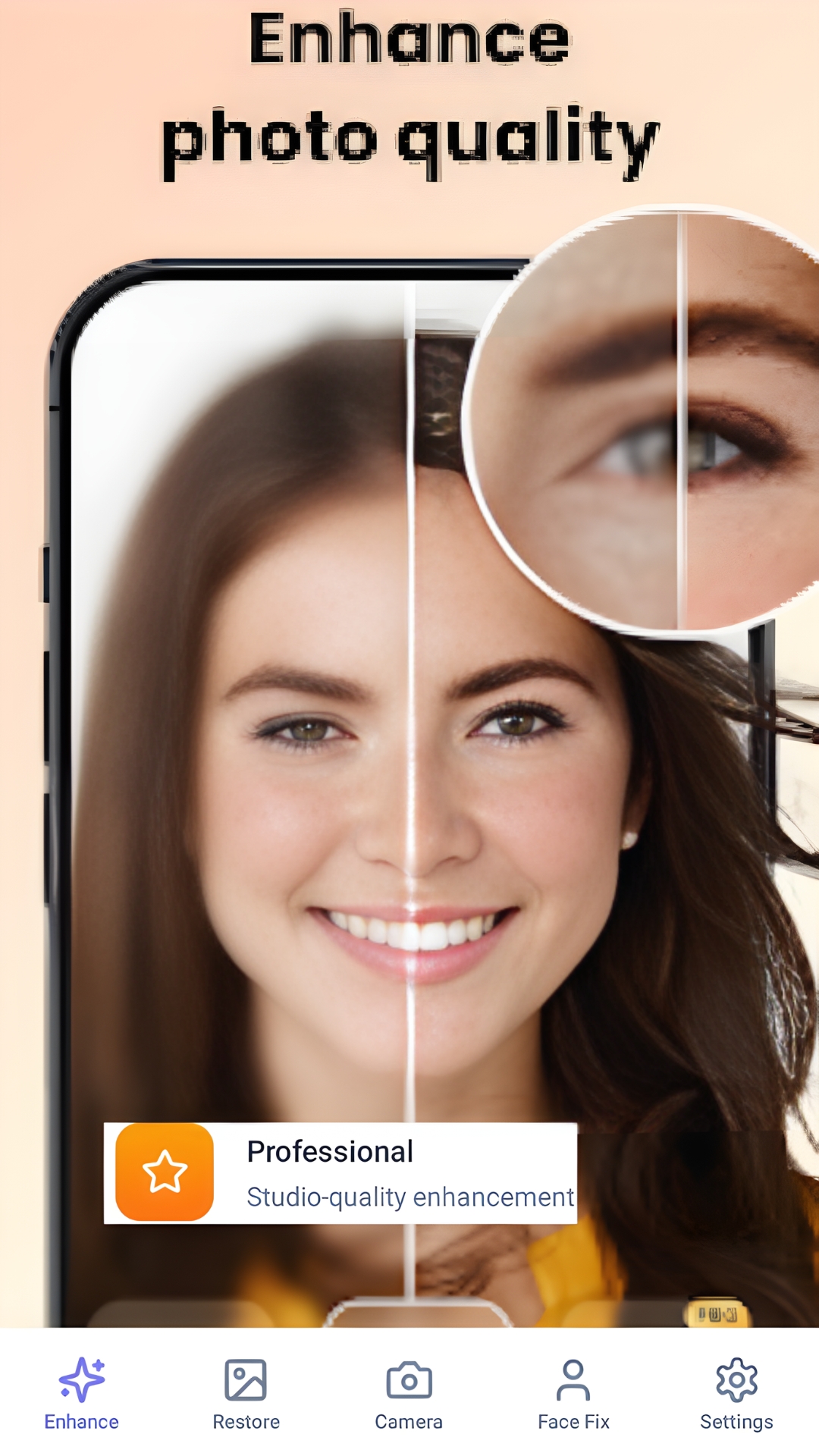Pro Photo Enhancer AI Photo Enhancer – Restore & Upscale - App on Amazon Appstore