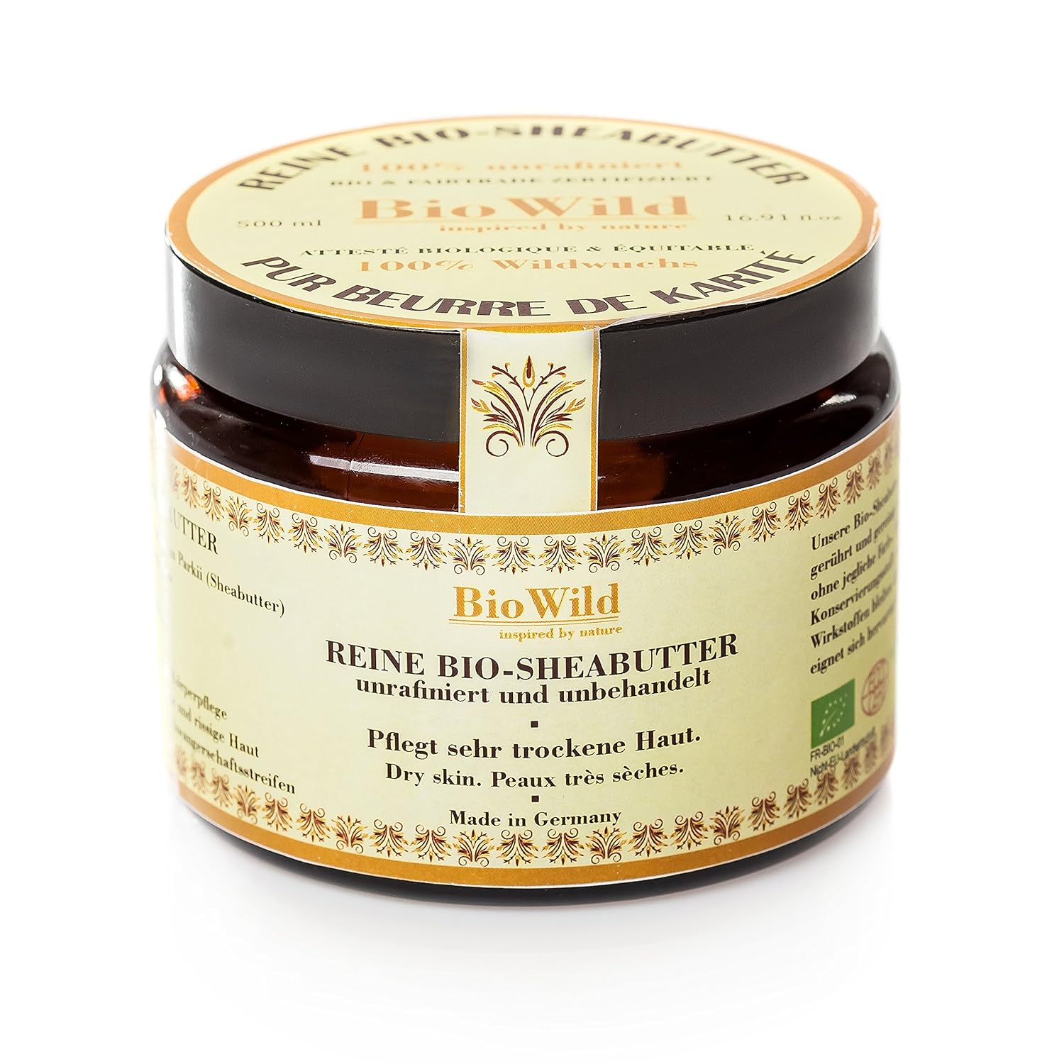 BIO SHEABUTTER100ML BIOKARITE BUTTER 100 UNRAFFINIERT 100