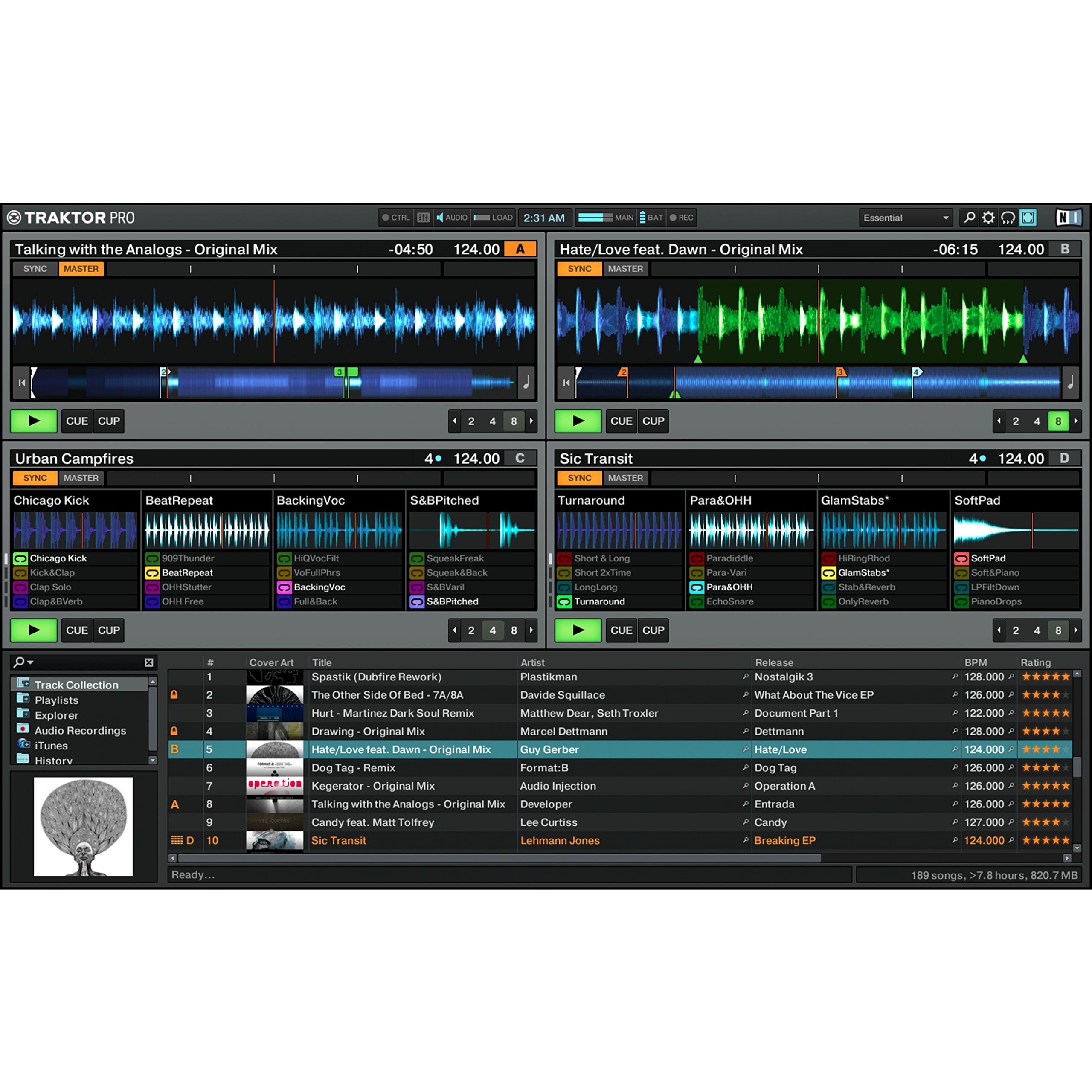 DTM・DAW Native Instruments TRAKTOR KONTROL D2 Native Instruments Traktor Kontrol D2 | Sweetwater