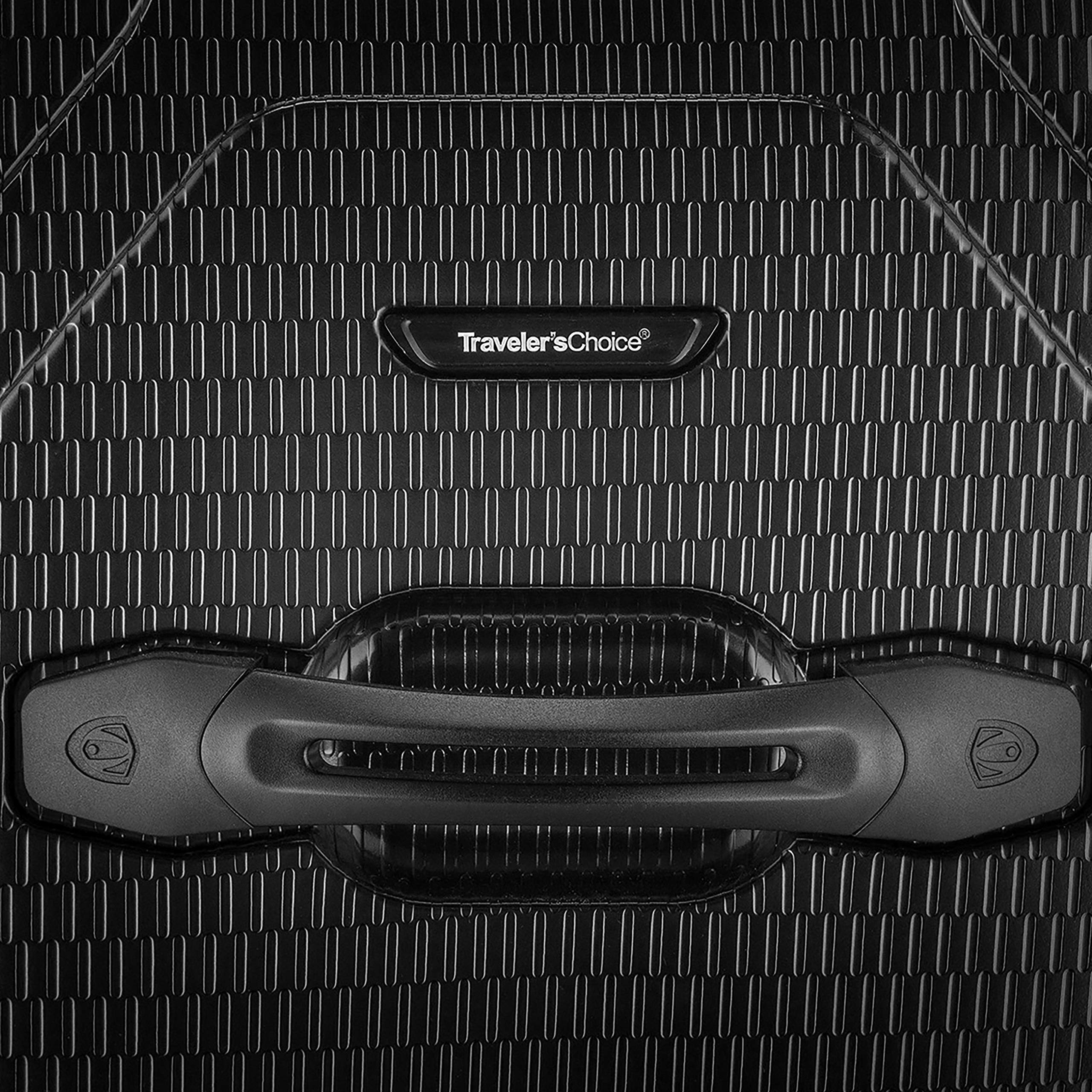 Traveler's Choice Maxporter II 30" Hardside Spinner Trunk Luggage, Black