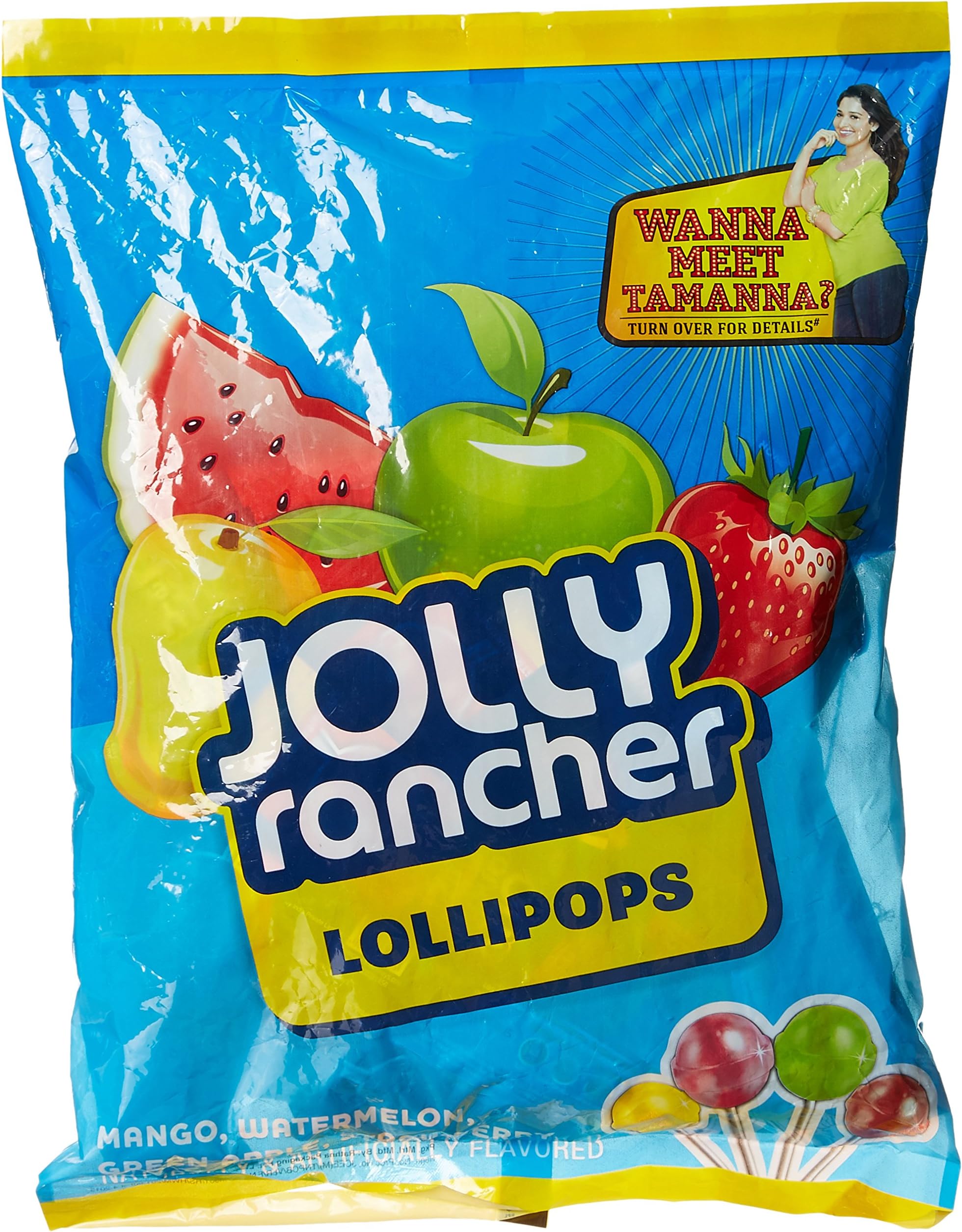 Lollypops, Big Bag, Fruit, 360 g