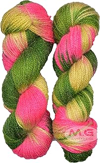 M.G ENTERPRISE Glow Knitting Yarn Wool, New Carrot 80 GMS Woolen Crochet Yarn Thread. Best Used with Knitting Needles, Crochet Needles-ZO Art-CJG