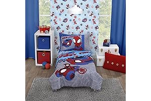 Marvel Spiderman Spidey and his Amazing Friends Spidey Time Toddler Bed Set