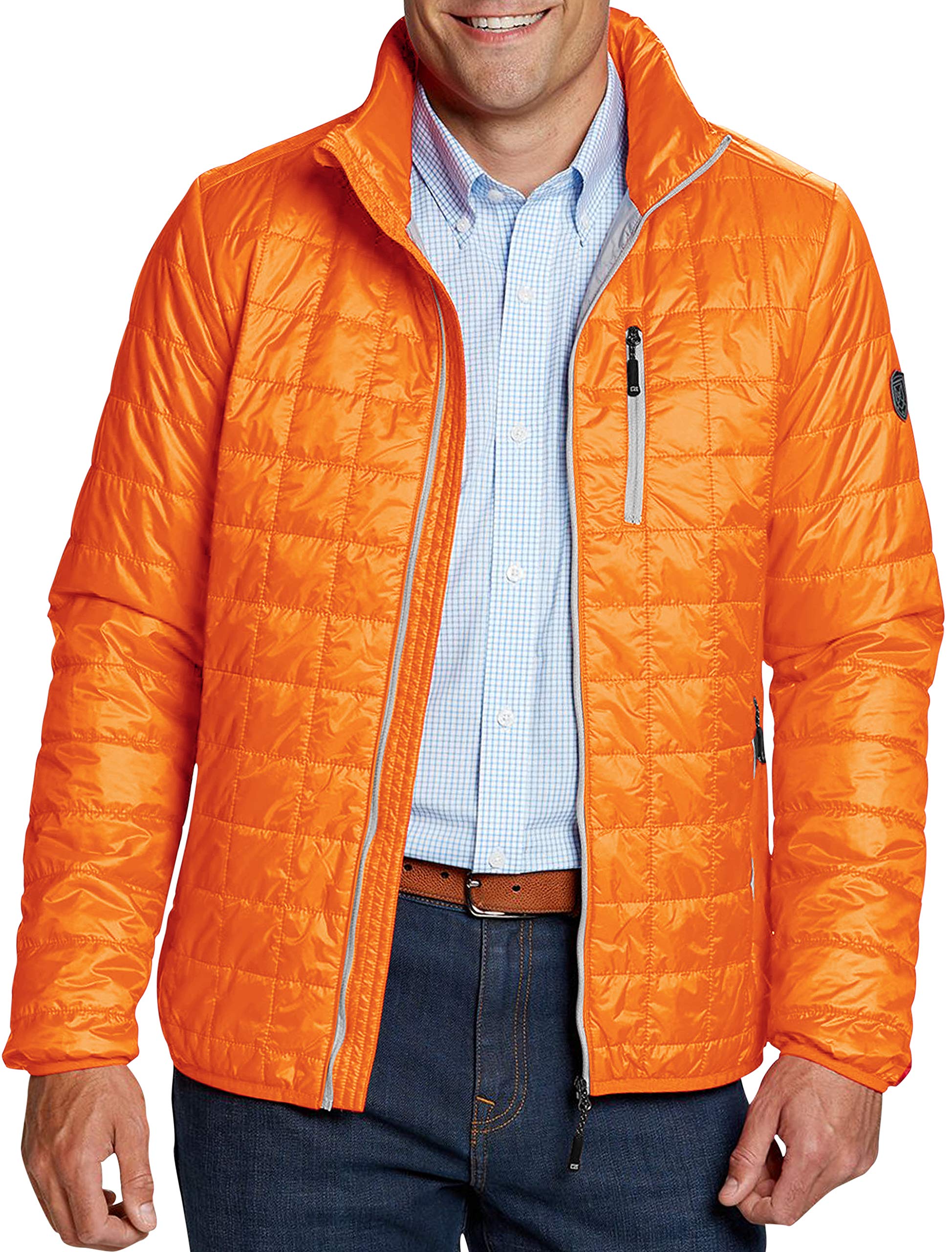 Cutter & BuckMen's Weather Resistant Primaloft Down Alternative Rainier Jacket