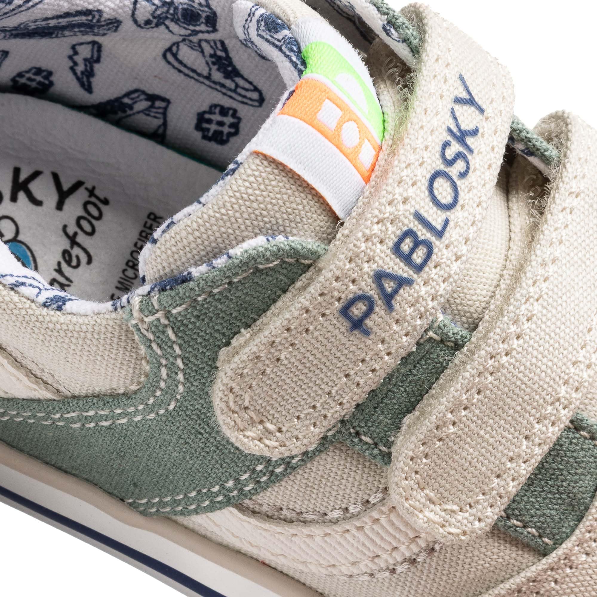 Zapatillas de Lona Barefoot para Bebé Niño Pablosky Goma 984630
