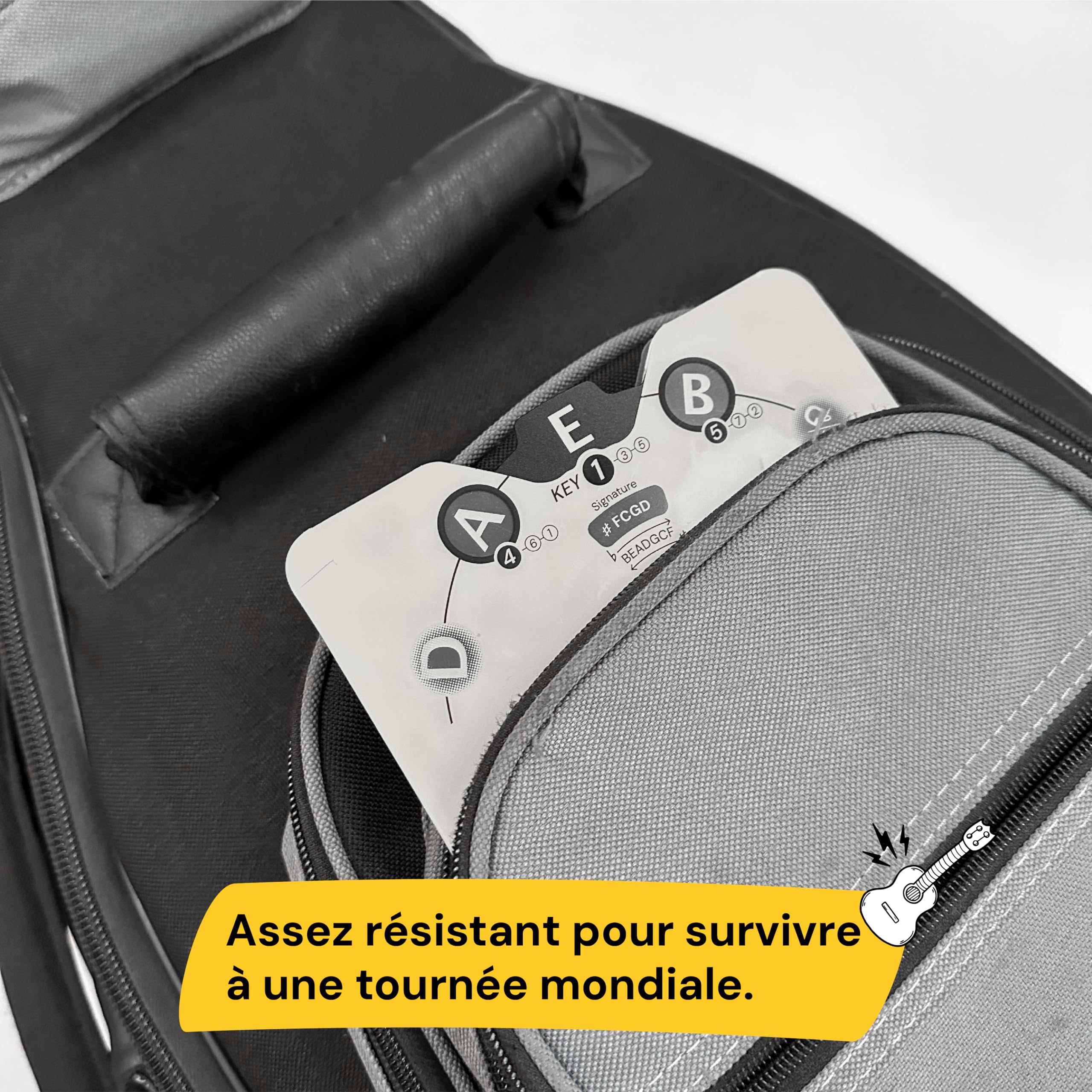 Noisy Clan Cercle des Quintes - Identifiez les Clés & Transposez la Musique Rapidement - Outil de Composition Mains Libres pour Tous Instruments - Roue Décodeur Pro 15cm