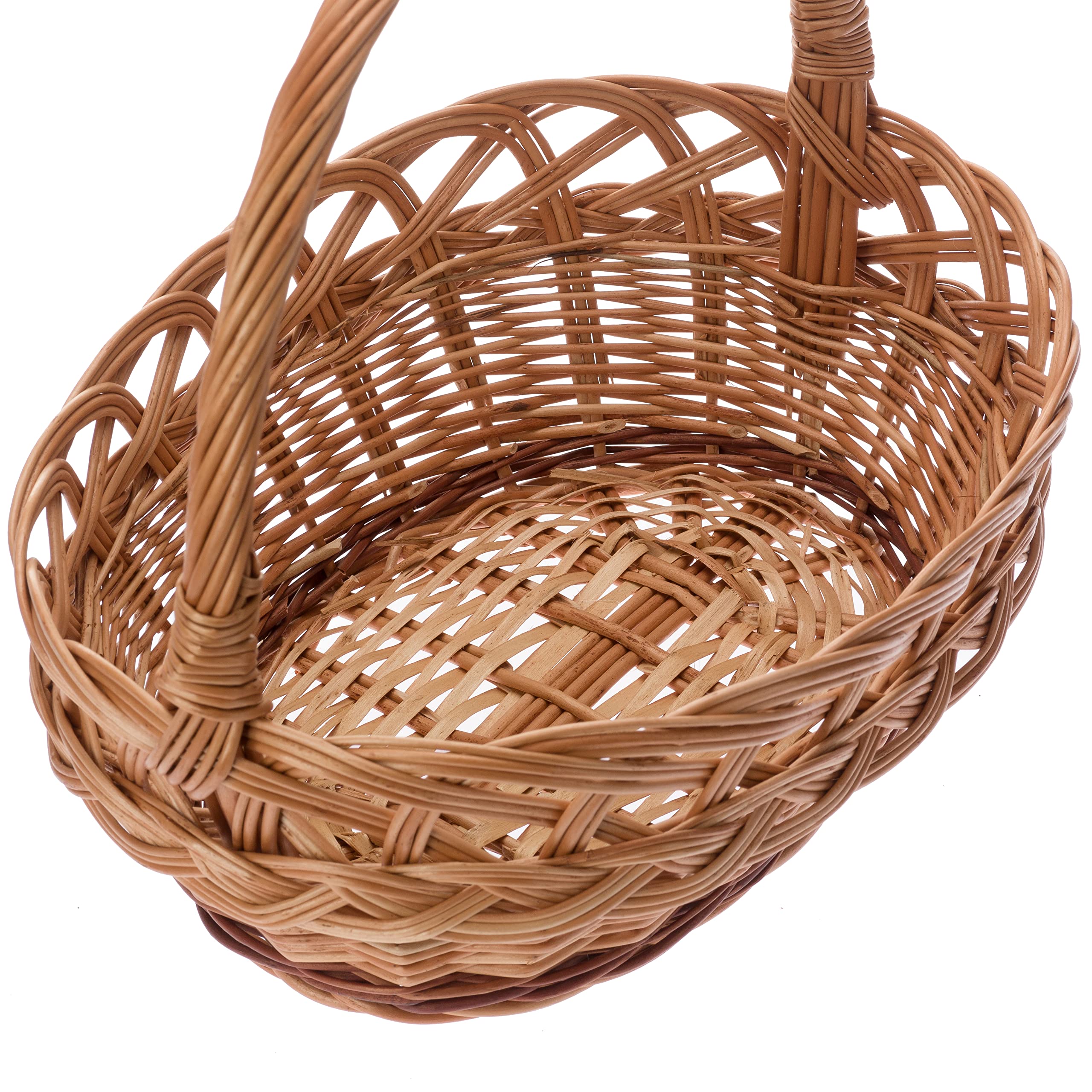 Cesto Regalo Intrecciato - 20x30cm, Perfetto Per Giocattoli, Caminetto, Decorazione Casa O Mercatini - Foto 13