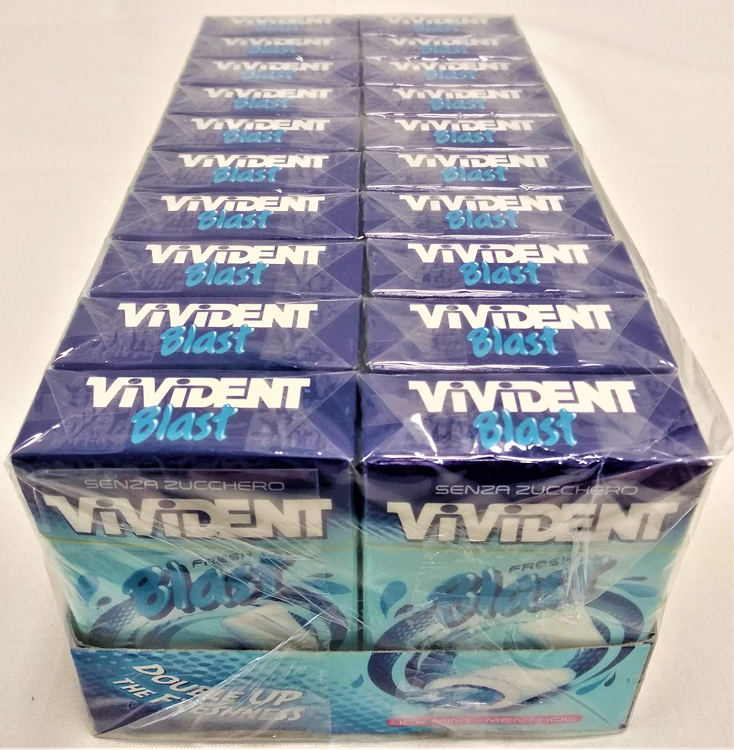 VIVIDENT BLAST BLUE estuche (20 unidades)