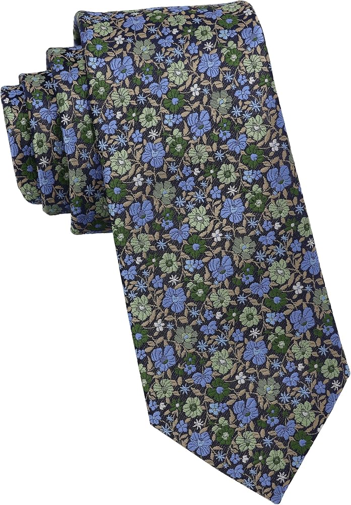 Men's Ditsy Floral Necktie | Classic English Tie for Business & Formal Wear